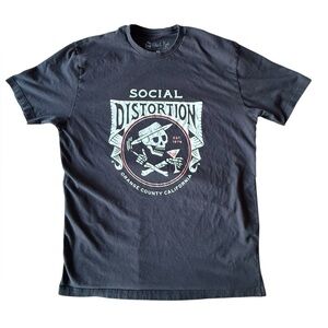Social Distortion Band Tshirt, XL